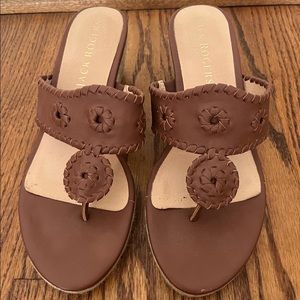 Jack Rogers wedges. Size 8.